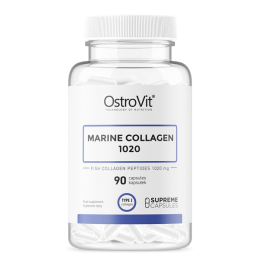 OstroVit Marine Collagen 1020 mg 90 capsule - Piele sanatoasa si articulatii Marine Collagen beneficii: OstroVit Marine Collagen