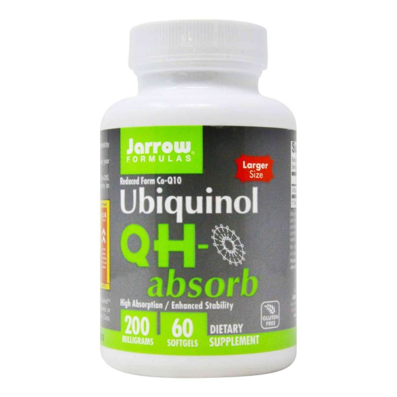 Jarrow Formulas Ubiquinol QH-absorb - 200mg - 60 Capsule Beneficii Ubiquinol QH-absorb: sustine functia cardiovasculara, prezint
