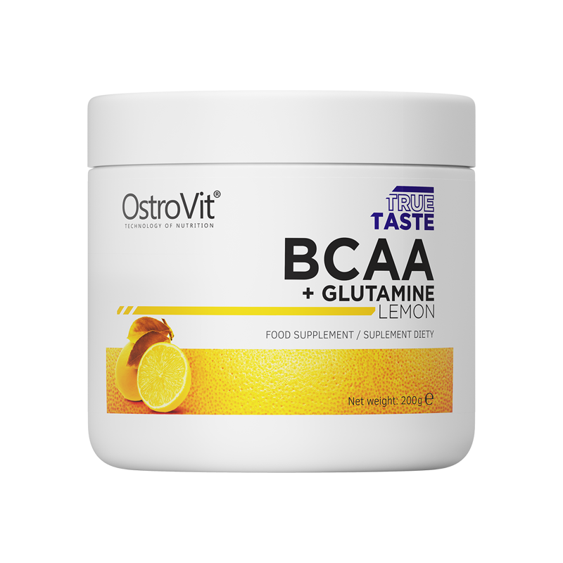 BCAA + Glutamine 200 g (cu aroma de lamaie)- Ajuta la cresterea rezistentei musculare Beneficii BCAA + Glutamina- este un suplim