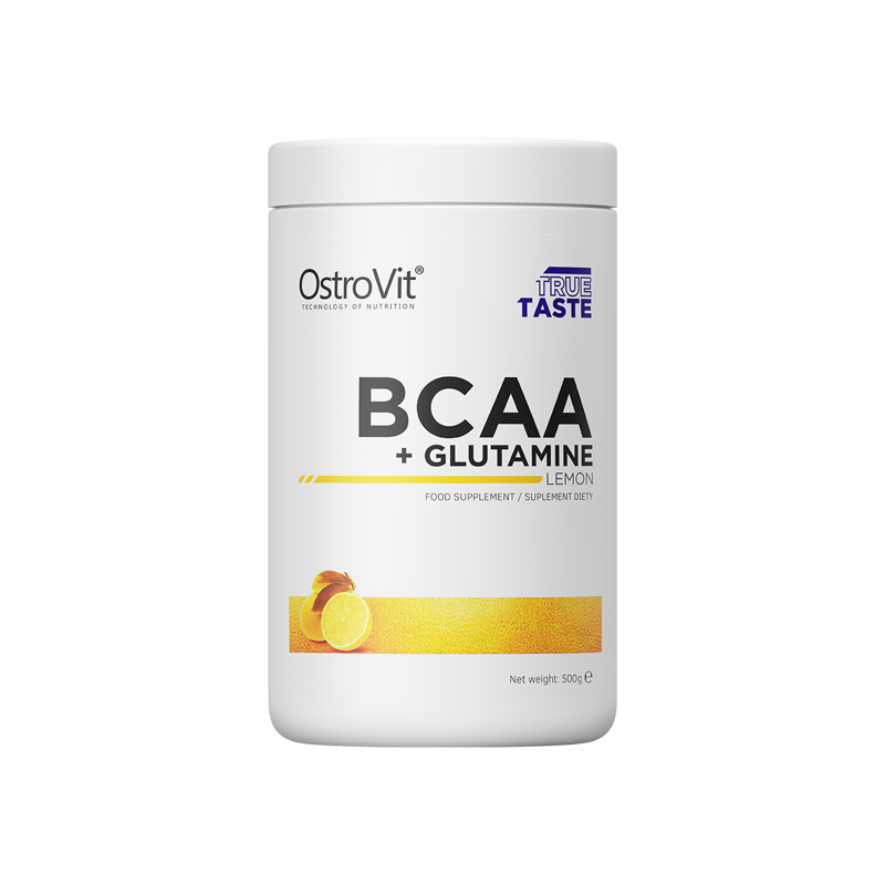 BCAA + Glutamine 500 g (cu aroma de lamaie)- Ajuta la cresterea rezistentei musculare Beneficii BCAA + Glutamina- este un suplim
