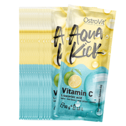 Puternic antioxidant, sprijina multe organe si sisteme si imbunatateste sanatatea generala, Aqua Kick Vitamin C 10 g x 24 BOX Be