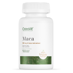 Supliment alimentar Maca 90 Tablete- Ostrovit Beneficii Maca- ajuta la cresterea libidoului, benefic in reducerea disfunctiei er