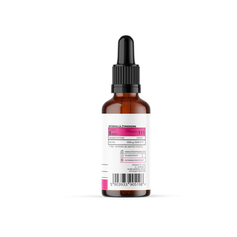 Pharma Biotin 2500 mcg drops 30 ml - 1 | YEO