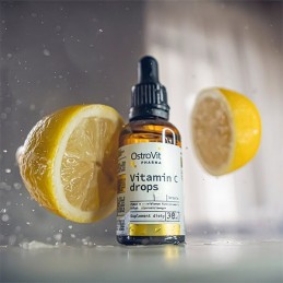 Vitamin C drops 30 ml (picaturi)- Sustine functionarea normala a sistemului imunitar, ajuta la protejarea celulelor Efecte si be
