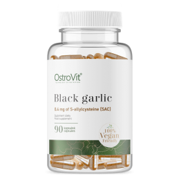 Black Garlic VEGE 90 capsule (Usturoi negru) OstroVit Beneficii Usturoi negru: nutrientii inclusi in usturoiul negru pot fi abso