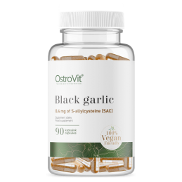 OstroVit Black Garlic VEGE 90 Capsule (Usturoi negru) Beneficii Usturoi negru- nutrientii inclusi in usturoiul negru pot fi abso