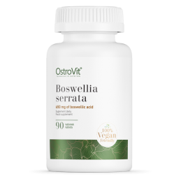 OstroVit Boswellia Serrata VEGE - 90 Tablete Beneficii Boswellia: antiinflamator puternic si natural, fara efecte secundare nega