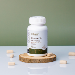 OstroVit Boswellia Serrata VEGE - 90 Tablete Beneficii Boswellia: antiinflamator puternic si natural, fara efecte secundare nega
