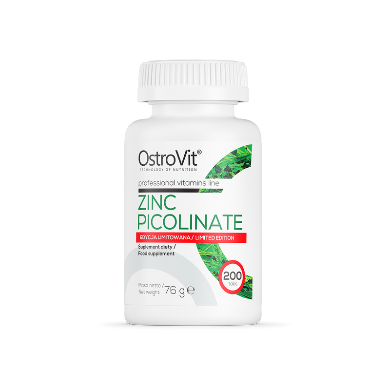 OstroVit Zinc Picolinate 200 Tablete LIMITED EDITION (editie limitata) - 1 | YEO