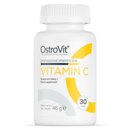 OstroVit Vitamina C 1000mg 30 Tablete – Imunitate Efecte si beneficii ale Vitaminei C: sustine functionarea normala a sistemului