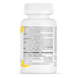 OstroVit Vitamina C 1000mg 30 Tablete – Imunitate Efecte si beneficii ale Vitaminei C: sustine functionarea normala a sistemului