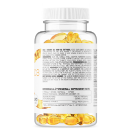 OstroVit Vitamina D3 4000 UI 120 Capsule Moi – Imunitate Vitamina D3 4000ui beneficii: mentine sanatatea oaselor, amelioreaza ma
