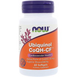 Ubiquinol CoQH-CF - 60 capsule 50mg (Sprijina sanatatea optima a inimii, sprijina productia de energie celulara a organismului) 