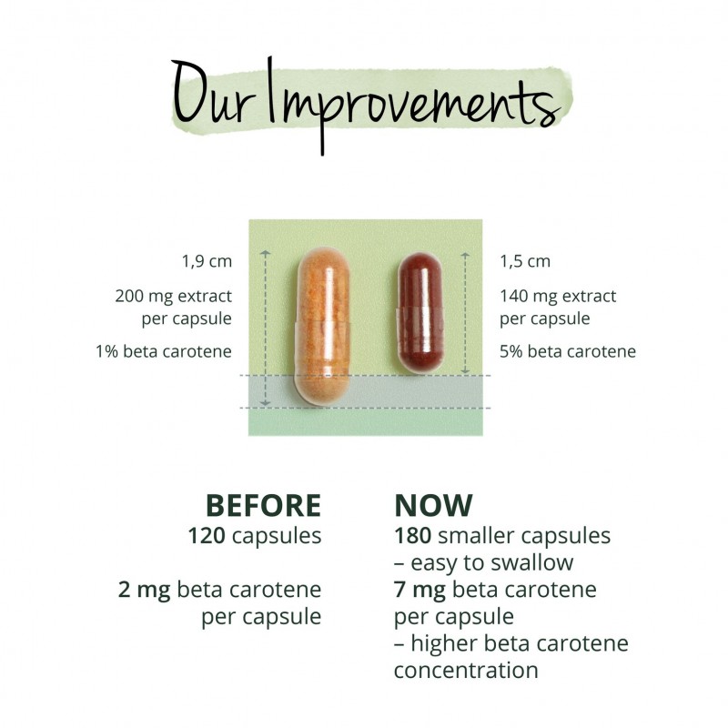 Vegavero Beta Carotene 180 Capsule - 2 | YEO