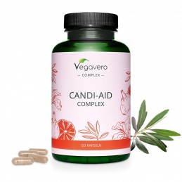 Vegavero Candi Aid Complex 120 Capsule BENEFICII CANDI-AID- lupta impotriva candidei, produs complet natural, bogat in ingredien