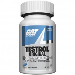 Ajuta la formarea tesutului slab, stimularea propriei productii de tes-tosteron, Testrol Original, 60 Capsule (pentru barbati) B