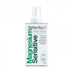 BetterYou Magnesium Sensitive Body Spray 100 ml (spray de Magneziu pentru piele sensibila) BENEFICII SPRAY DE MAGNEZIU- este o s