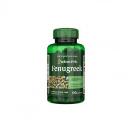 Fenugreek, 610 mg, 100 Capsule, Potenta scazuta produs Beneficii Fenugreek: sursa bogata de nutrienti, sustine procesele metabol