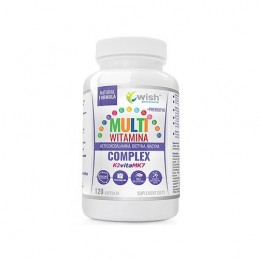 Wish Multivitamin Complex + Prebiotic 120 capsule - Imunitate si Energie BENEFICIILE COMPLEXULUI MULTIVITAMINIC: vitamine 100% n