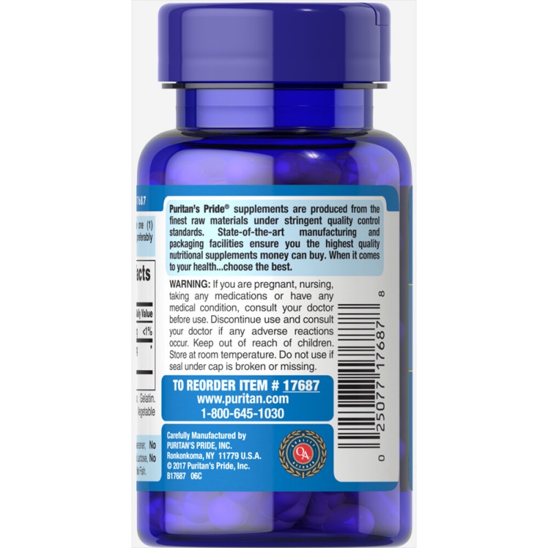 Puritan Pride Hyaluronic Acid 100mg - 30 Capsule (Acid hialuronic) - 2 | YEO