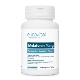 MELATONINA 10mg (Dizolvare rapida) 60 Tablete Beneficii Melatonina: Promovează modele de somn sanatos, poate ajuta la combaterea