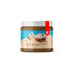 Crema proteica de ciocolata crocanta, 500g PROPRIETATI- continut ridicat de proteine, ​continut scazut de carbohidrati, fara zah