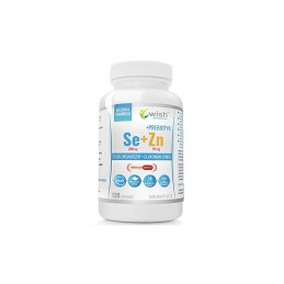 Sprijina producerea corecta a spermei, mentinerea nivelului adecvat de testosteron Seleniu & Zinc & Prebiotic, 120 Capsule BENEF