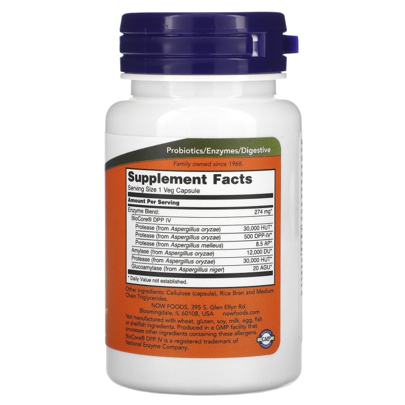 Now Foods Gluten Digest - 60 Capsule (Digestia glutenului) - 1 | YEO