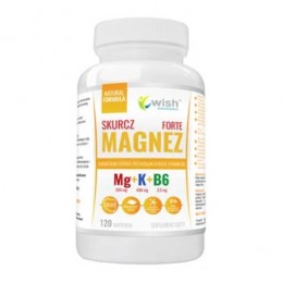 Wish Magneziu 375mg + B6 120 capsule - Anti crampe si sustinere musculara BENEFICII MAGNEZIU + POTASIU + B6 contribuie la reduce