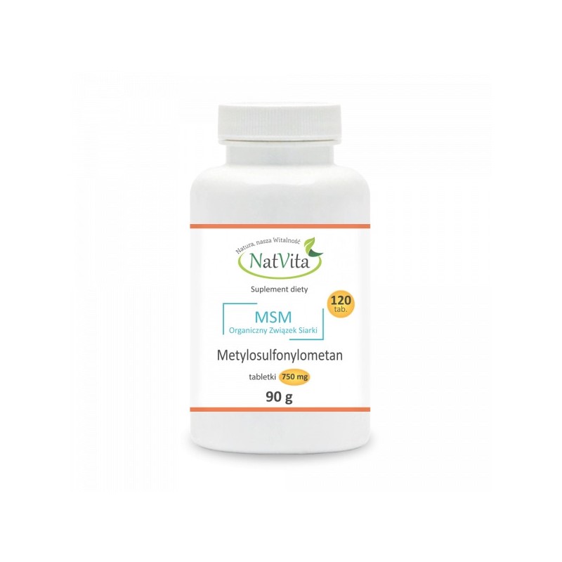 MSM Sulfur Organic 750 mg, 120 Tablete, Ajuta in reducerea durerilor in artrita reumatoida, osteoartrita Beneficii MSM- ajuta in