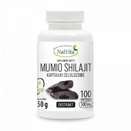 Mumio Shilajit Extract 500 mg, 100 Capsule, Sustine sanatatea creierului, minimizeaza efectele imbatranirii BENEFICII MUMIO SHIL
