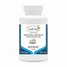 NatVita Coama Leului (extract de ciuperca) 400mg - 100 Capsules BENEFICII COAMA LEULUI- nootropic, bun antioxidant, suporta sist