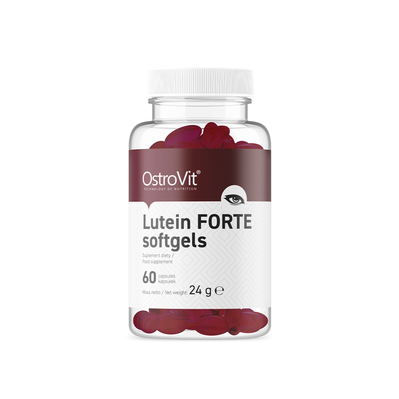OstroVit Luteina Forte - 60 Capsule BENEFICII LUTEINA FORTE- poate sustine procesele de corectitudine a vederii, supliment perfe
