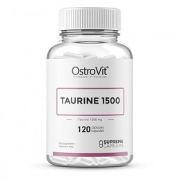 Sprijină echilibrul zaharului din sânge, susține tensiunea arterială sănătoasa, Supreme Capsules Taurine 1500 mg, 120 Capsule Be