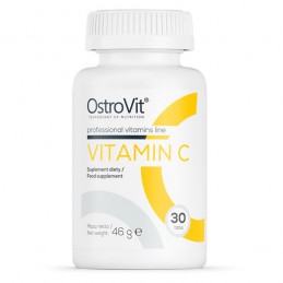 OstroVit Vitamina C 1000mg 30 Tablete – Imunitate Efecte si beneficii ale Vitaminei C: sustine functionarea normala a sistemului