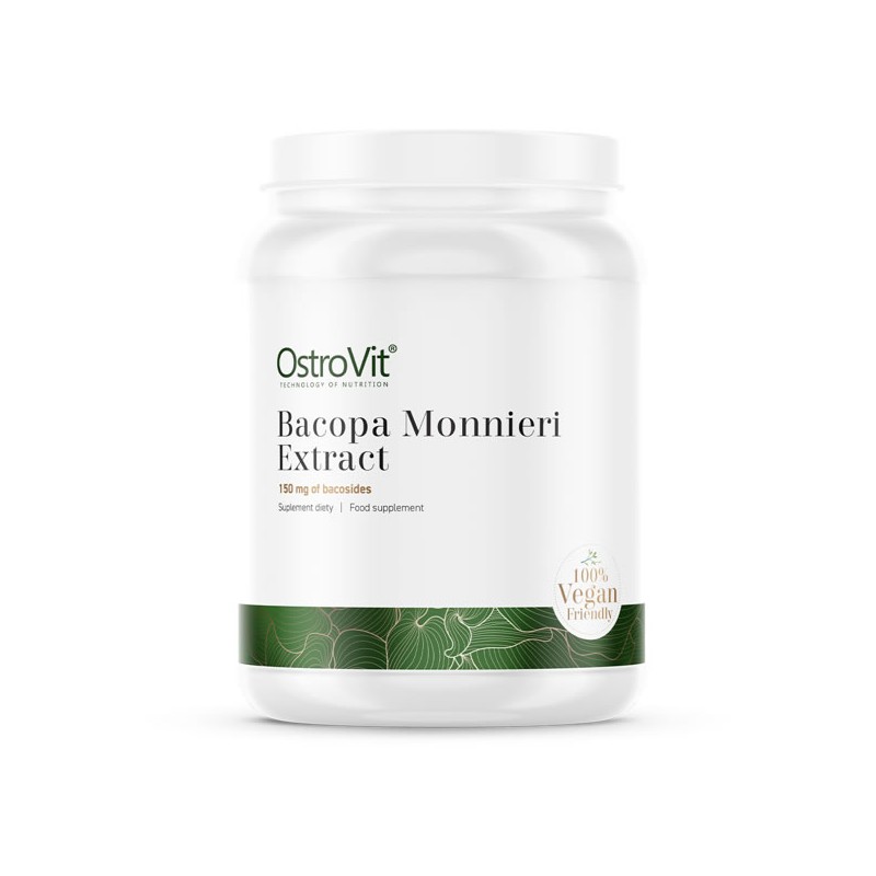 Bacopa Monnieri Extract, 50 g- Contine antioxidanti puternici, poate reduce inflamatia, poate stimula functia creierului Benefic