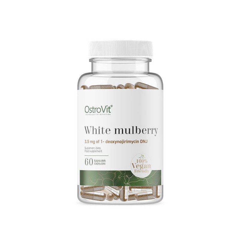 Sprijina controlul glicemiei dupa masa, poate ajuta la „reducerea” grasimii corporale, Extract frunze dud alb, 60 Capsule Benefi