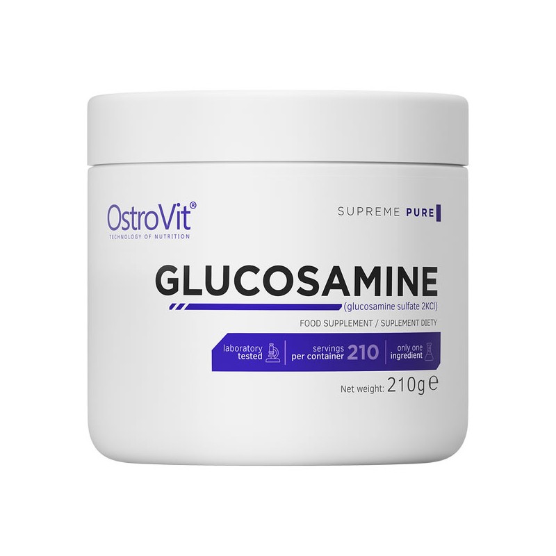 OstroVit Supreme Pure Glucosamine 210 grame pulbere Beneficii Glucozamina: are efect antiinflamator și analgezic asupra sistemul