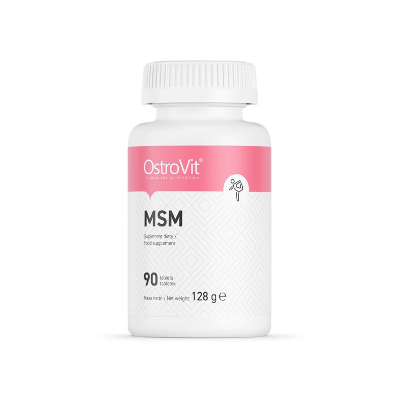 OstroVit MSM 90 Tablete (Metilsulfonilmetan), articulatii inflamate, sinteza colagen, riduri