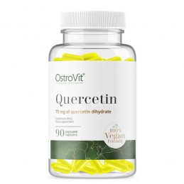 Supliment pentru imunitate, Quercetina 75 mg, 90 Capsule Beneficii Quercetin: ajuta la sustinerea sistemului imunitar, poate red