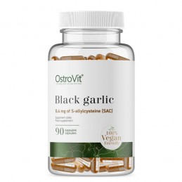 Are un impact pozitiv asupra sistemului imunitar, Black Garlic VEGE 90 Capsule (Usturoi negru) Beneficii Usturoi negru- nutrient