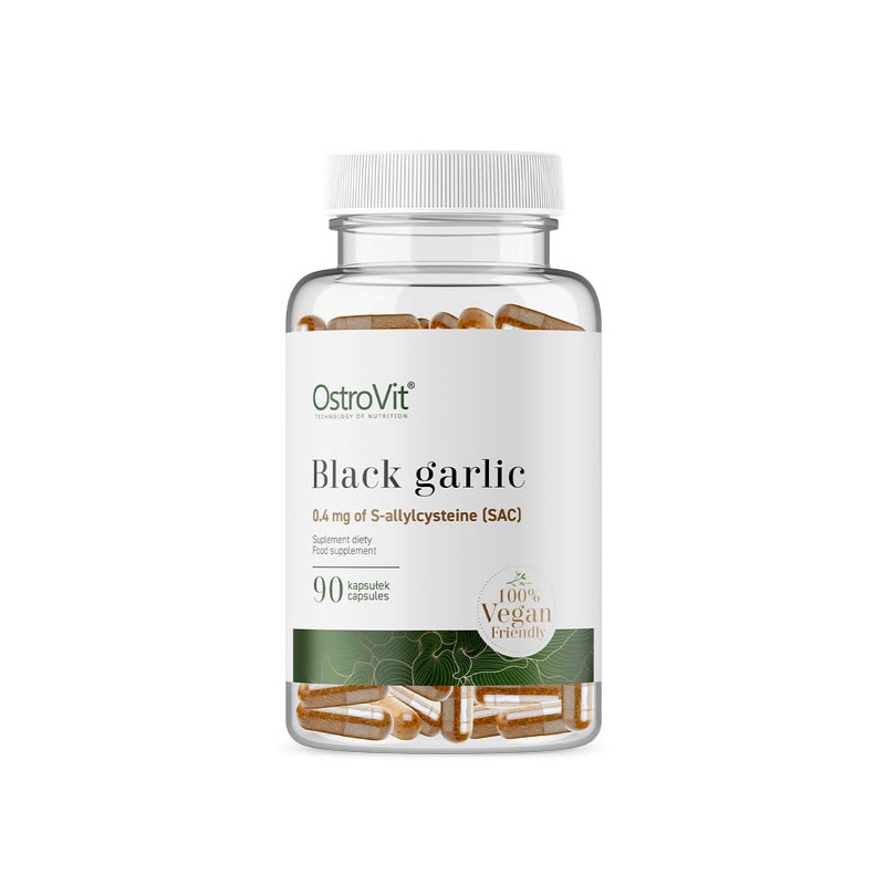 Black Garlic VEGE 90 capsule (Usturoi negru) OstroVit Beneficii Usturoi negru: nutrientii inclusi in usturoiul negru pot fi abso