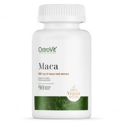 Maca extract 500 mg 90 Tablete, OstroVit Beneficii Maca: ajuta la cresterea libidoului, benefic in reducerea disfunctiei erectil
