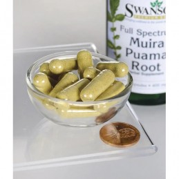 Muira Puama Extract 250 mg (10:1) - 60 Capsule, Swanson Beneficii Radacina Muira Puama: imbunatateste functia erectila, facilite