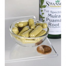 Swanson Muira Puama, 250 mg (10:1)- 60 Capsule Beneficii Radacina Muira Puama: imbunatateste functia erectila, faciliteaza crest