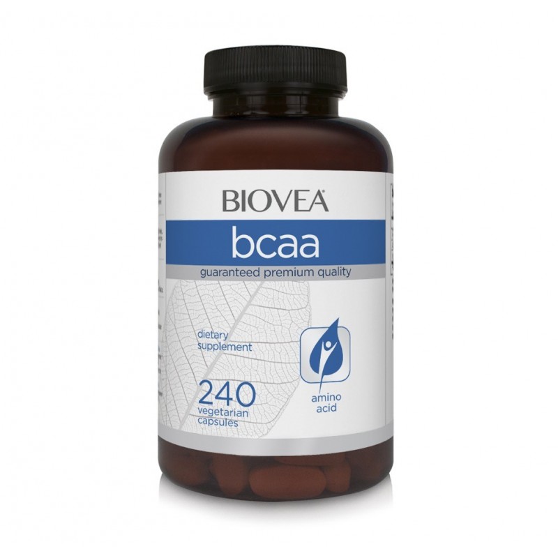 BCAA 240 Capsule (Branched Chain Amino Acids) Beneficii BCAA: poate intensifica rezistența în timpul exercițiilor fizice, spriji