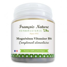 Francois Nature, Magneziu marin si B6 120 capsule Beneficii Magneziu marin si Vitamina B6: mentine metabolismul energetic, sprij