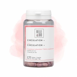 Belle&Bio Circulation + 120 Capsule Beneficii Circulation +: tonic venos, ajuta in cazul picioarelor grele si obosite, ajuta cir