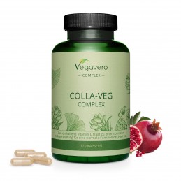 Vegavero Colagen Complex Vegan (Collagen Booster) 120 Capsule Collagen Plus Complex Vegan reprezinta un supliment alimentar care