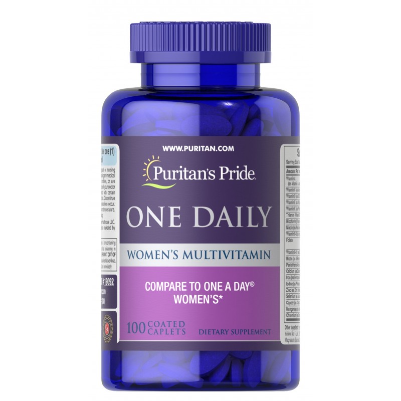 Puritan Pride, One Daily Womens Multivitamin - 100 tablete (Vitamine pentru femei) One Daily Women's Multivitamin with Zinc de l